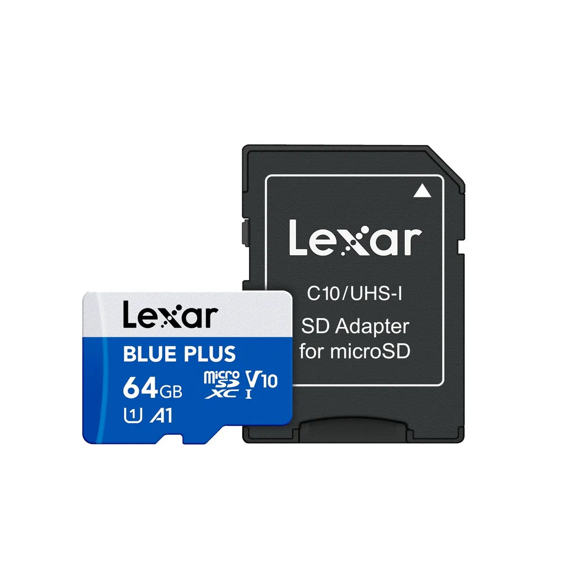 Lexar Blue Plus Card de Memorie microSDXC cu Adaptor SD 64GB C10 V10