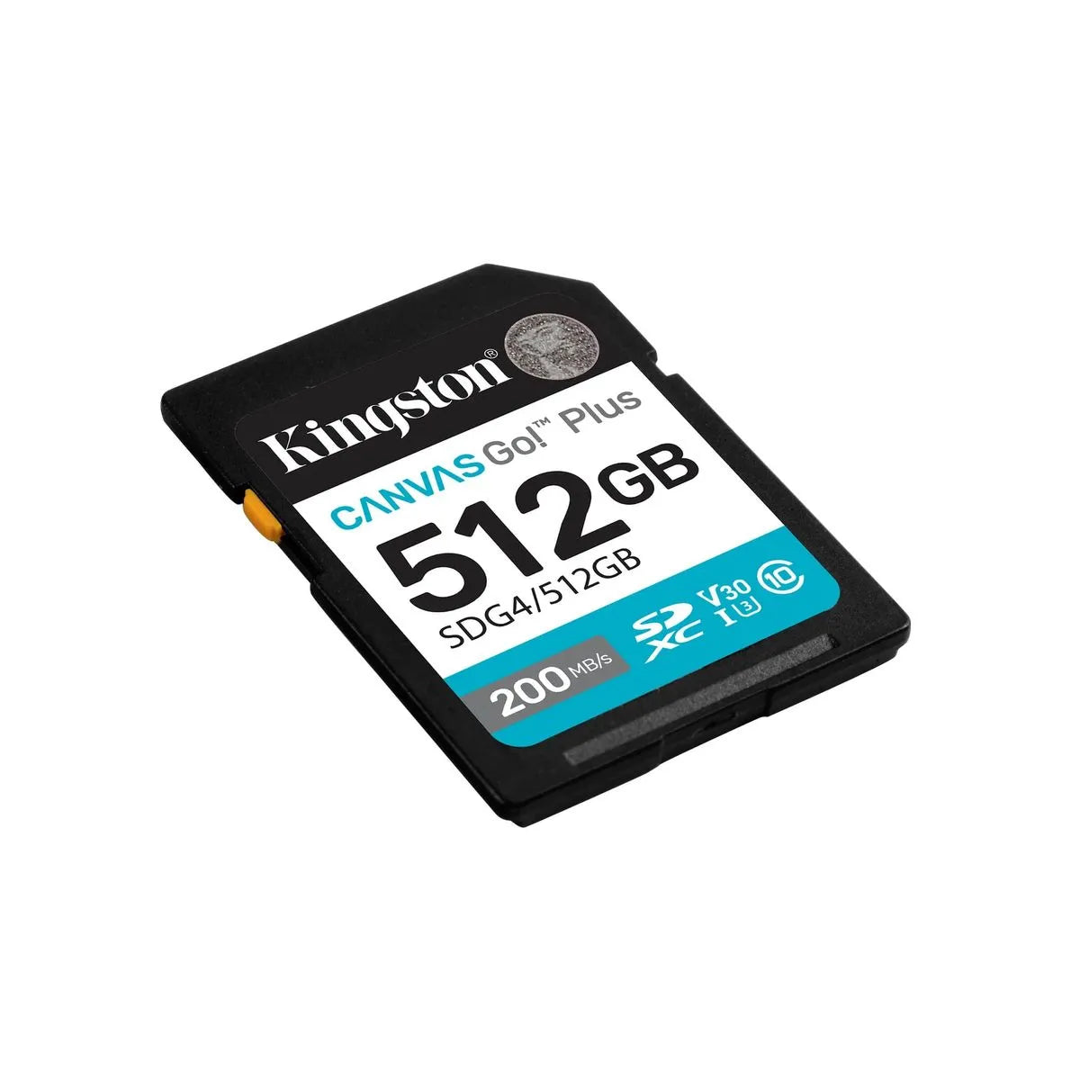 Kingston Canvas Go Plus SDG4 Card de Memorie SDXC 512GB 200MB/s R U3 V30