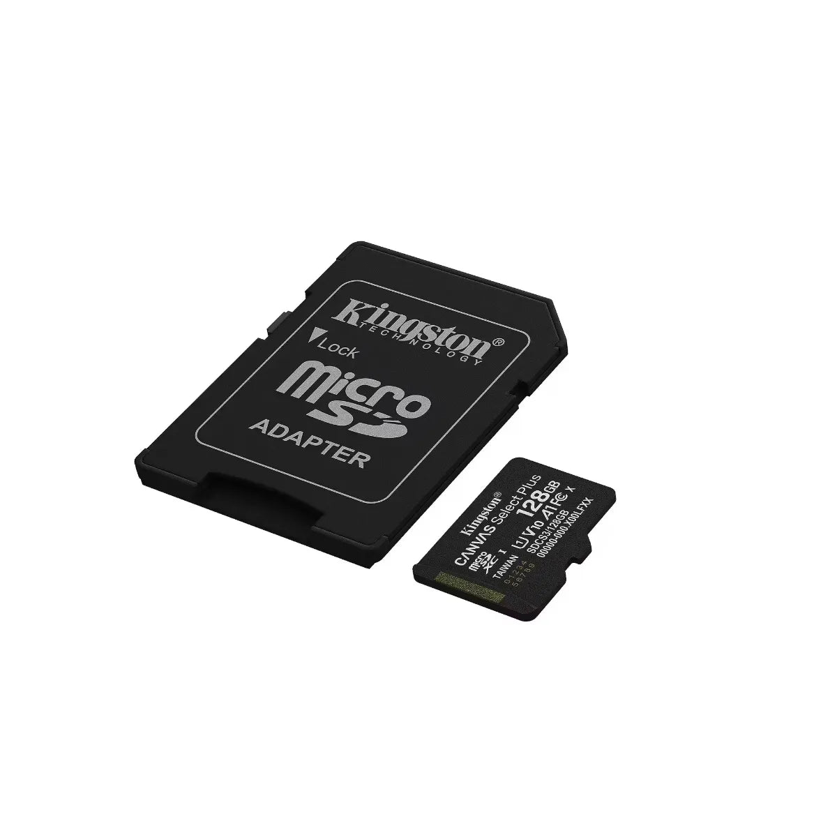 Kingston Canvas Select Plus Gen3 Card de Memorie microSDXC 128GB 150MB/s A1 + Adaptor