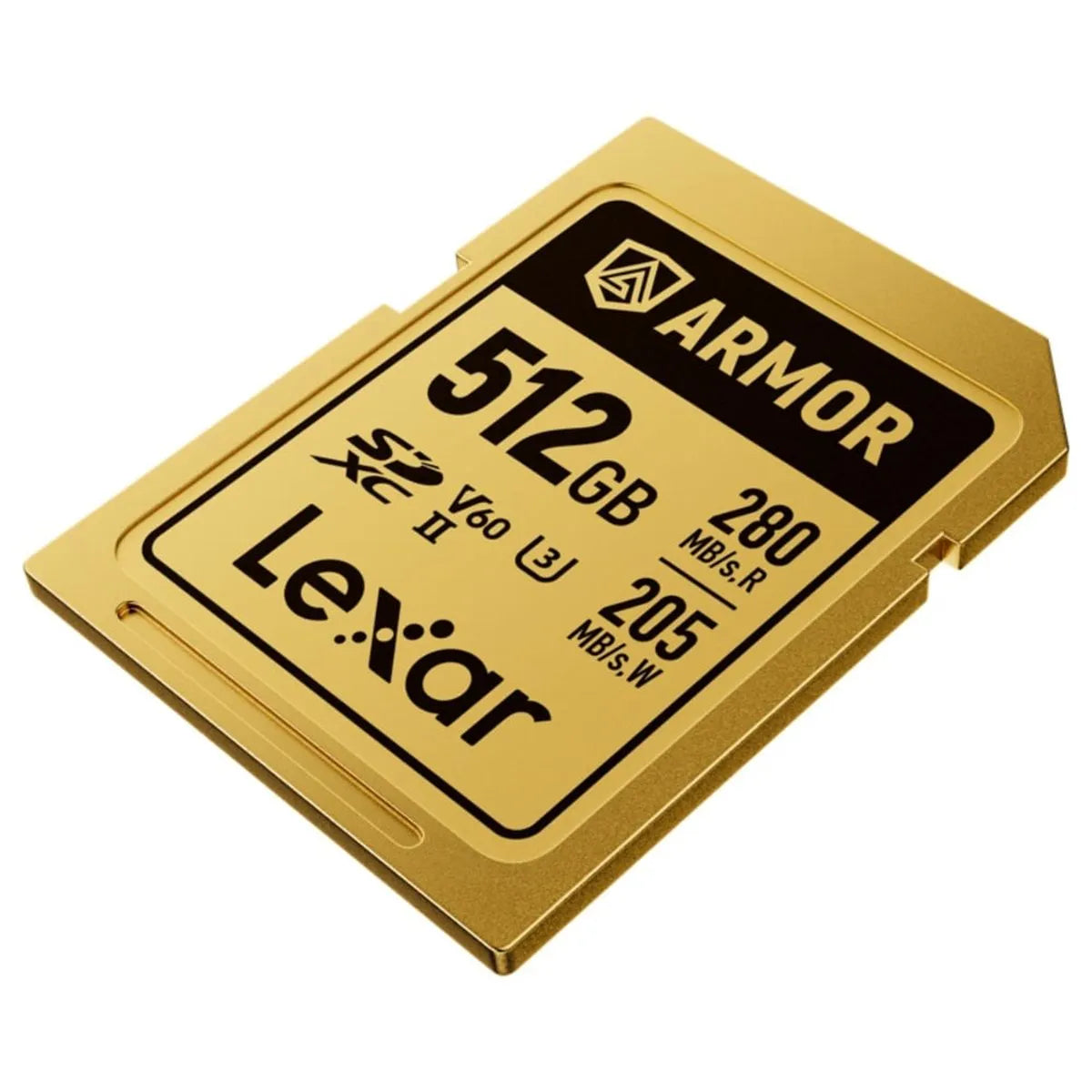 Lexar ARMOR Gold Card de Memorie SDXC UHS-II 512GB Otel Inoxidabil