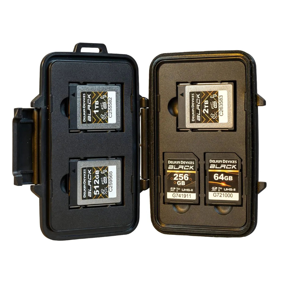 Delkin Carcasa Rezistenta pentru CFexpress Tip B 3x CFexpress Tip B / 2x SD si 2x microSD