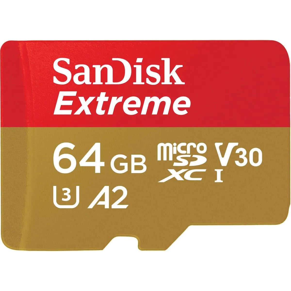 SanDisk Extreme Card de Memorie MicroSDXC 64GB A2 C10 V30 UHS-I U3 + Adaptor SD + 1 An RescuePRO Deluxe