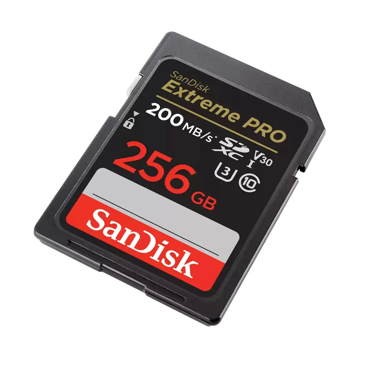 SanDisk Extreme PRO Card de Memorie 256GB SDXC UHS-I C10 U3 V30 + 2 Ani RescuePRO Deluxe