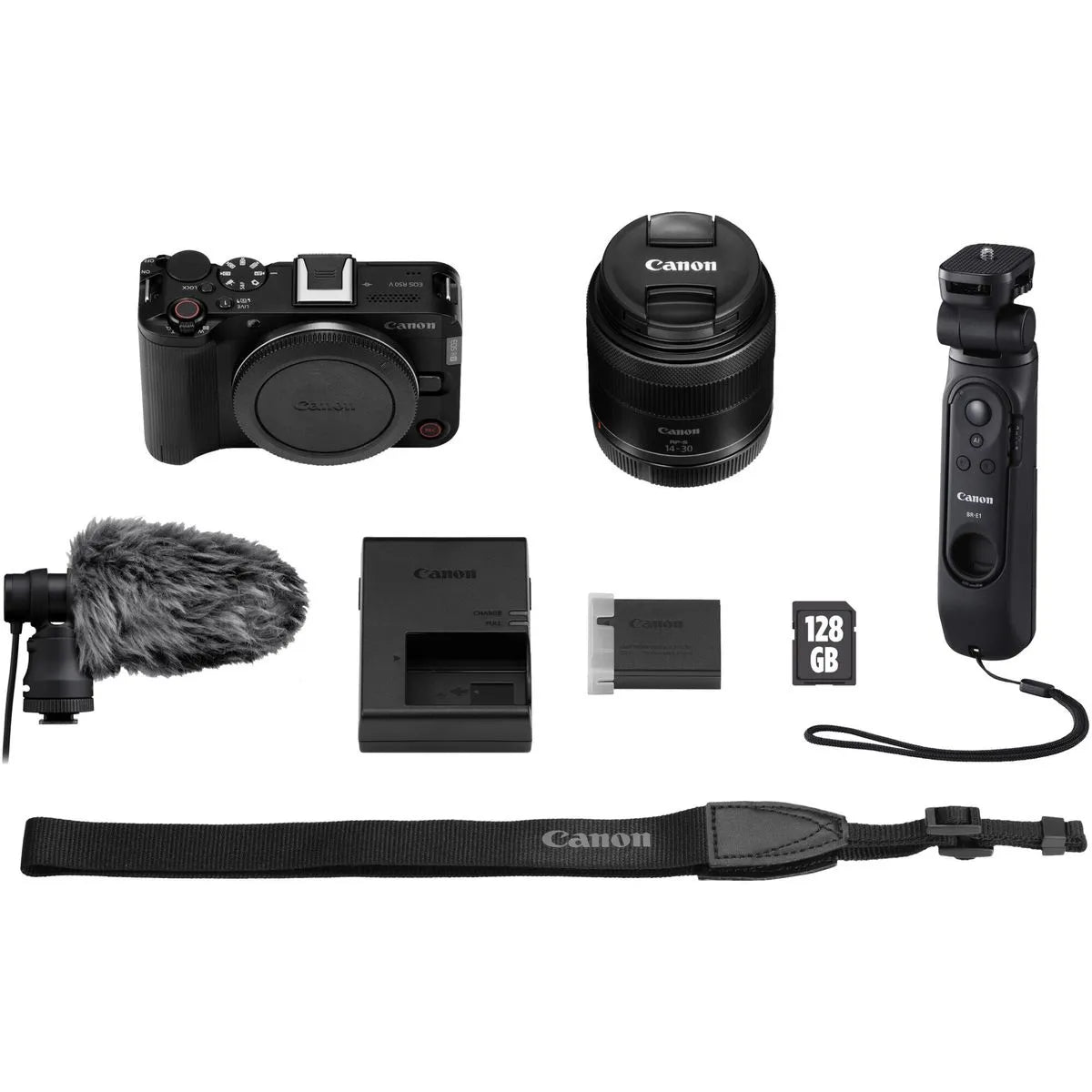 Canon EOS R50V Aparat Foto Mirrorless Crop 24MP Video 4K Kit Content Creator cu Obiectiv RF-S 14-30mm