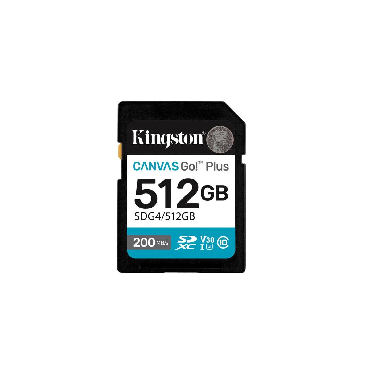 Kingston Canvas Go Plus SDG4 Card de Memorie SDXC 512GB 200MB/s R U3 V30