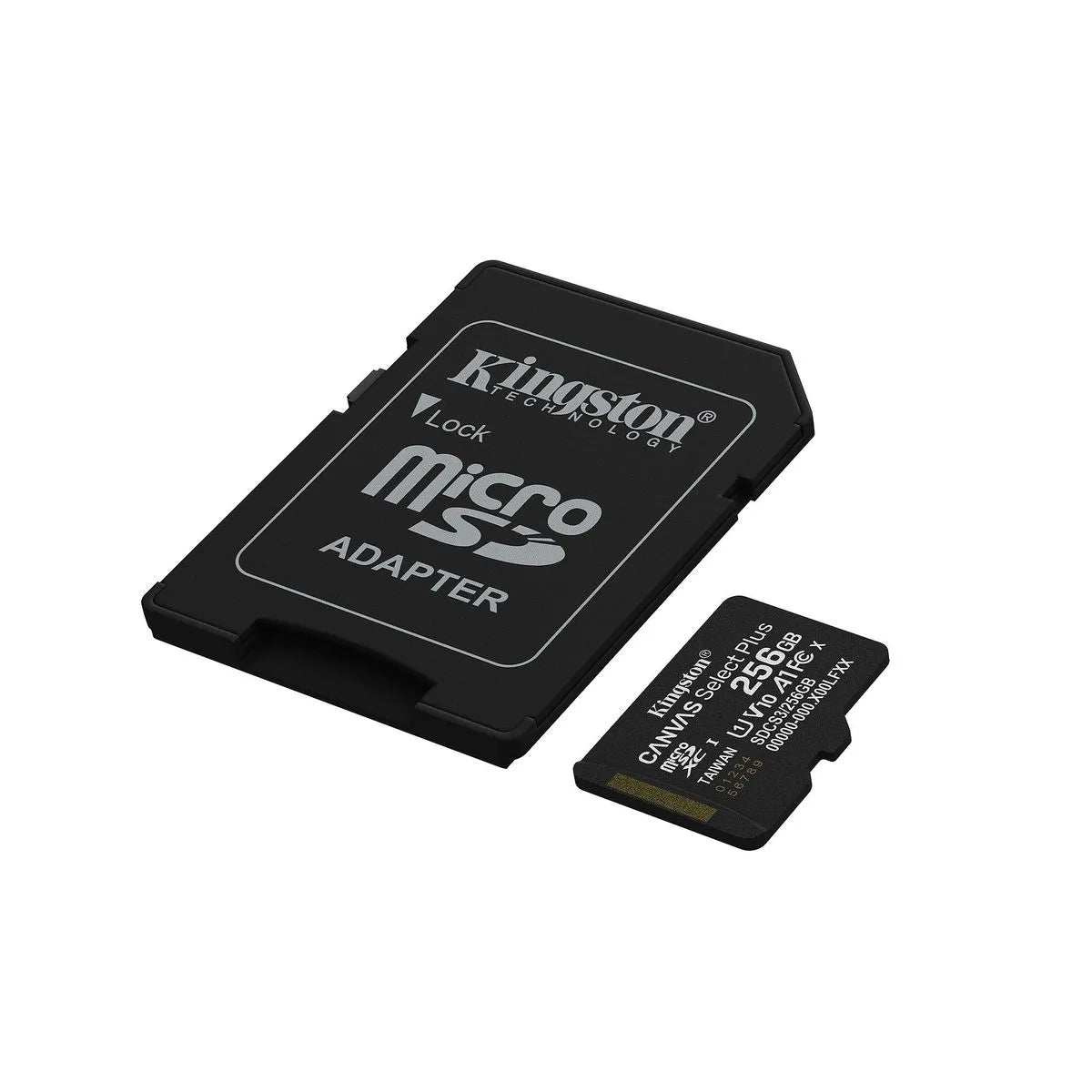 Kingston Canvas Select Plus Gen3 Card de Memorie microSDXC 256GB 150MB/s A1 cu Adaptor