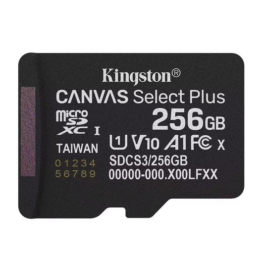 Kingston Canvas Select Plus Gen3 Card de Memorie microSDXC 256GB 150MB/s A1 Fara Adaptor