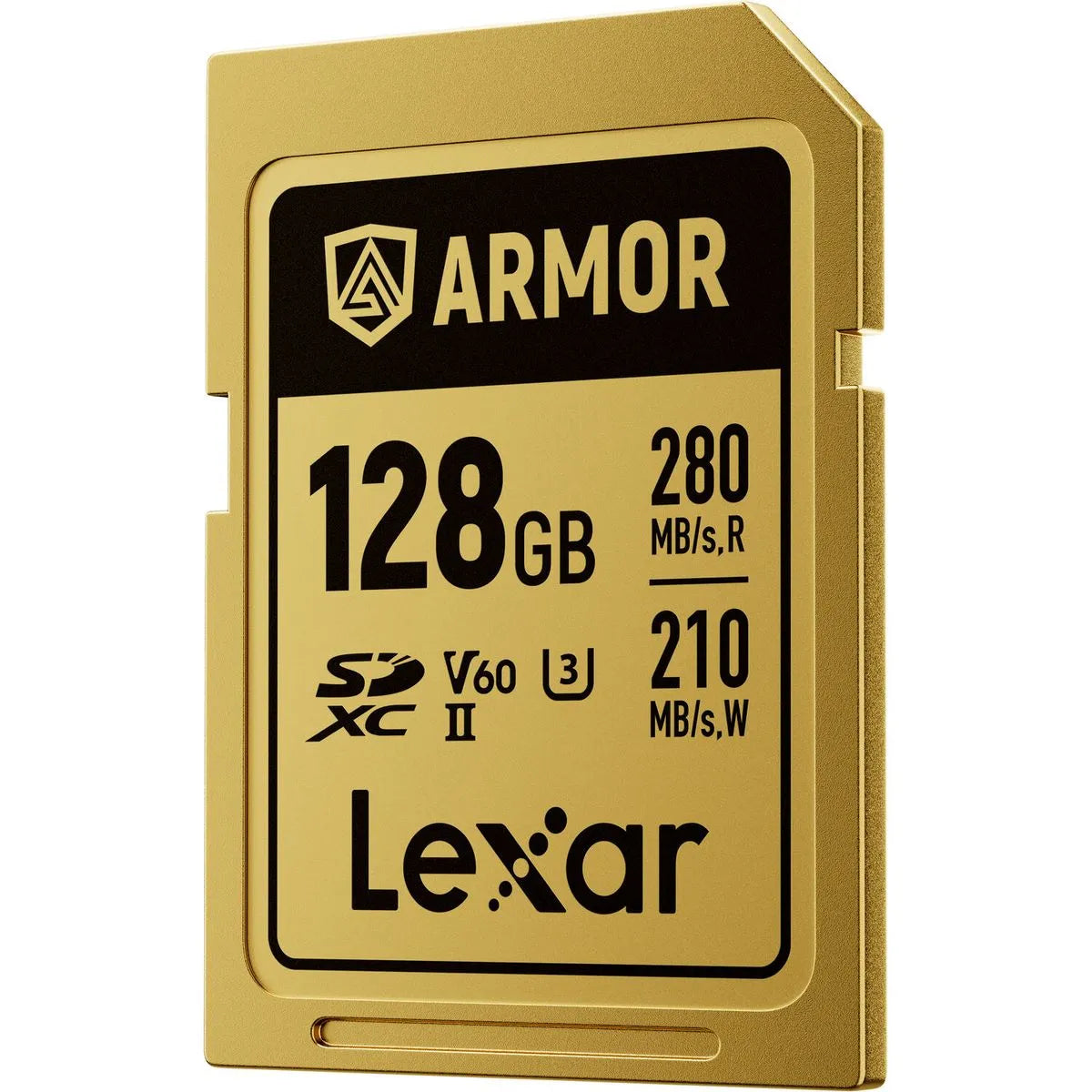 Lexar ARMOR Gold Card de Memorie SDXC UHS-II 128GB Otel Inoxidabil