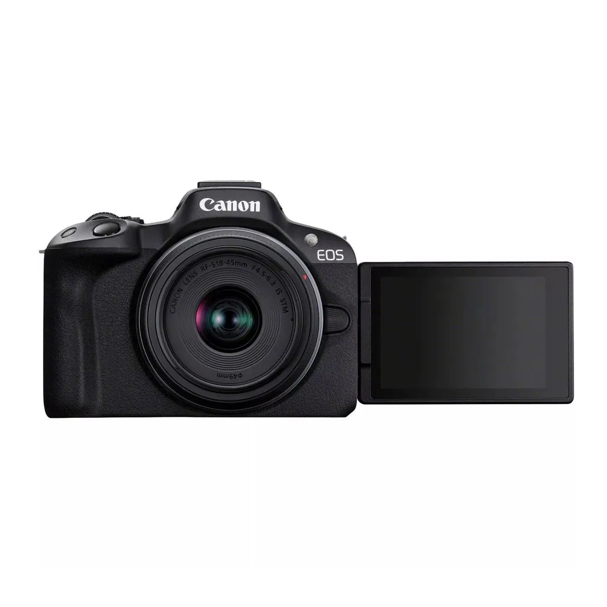 Canon EOS R50 Aparat Foto Mirrorless Kit Creator cu Obiectiv RF-S 18-45mm F4.5-6.3 IS STM Negru
