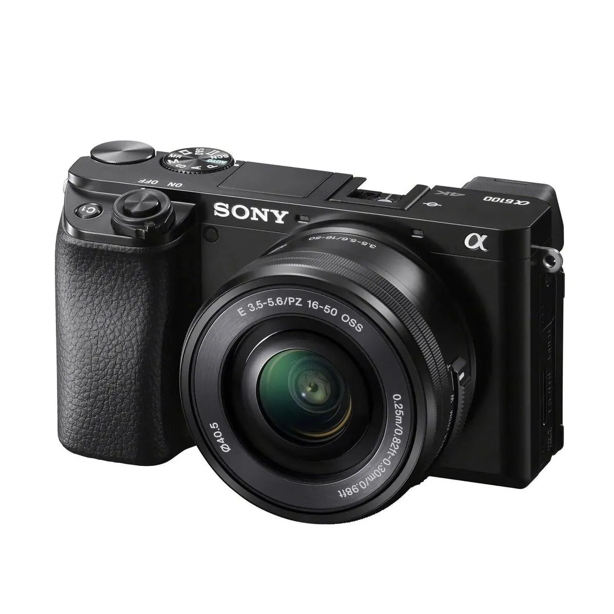 Sony Alpha A6100 Aparat Foto Mirrorless Kit cu Obiectiv E PZ 16-50mm F3.5-5.6 OSS II Negru