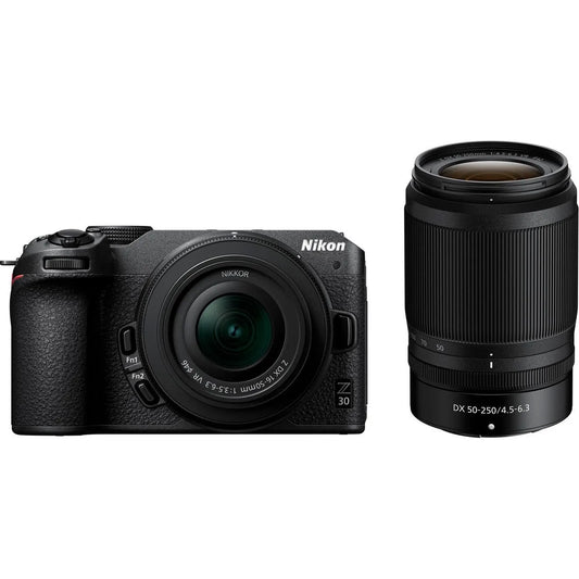 Nikon Z 30 Aparat Foto Mirrorless 20,9 MP Kit cu Obiectiv 16-50mm DX f/3.5-6.3 VR + 50-250mm DX f/4.5-6.3 VR