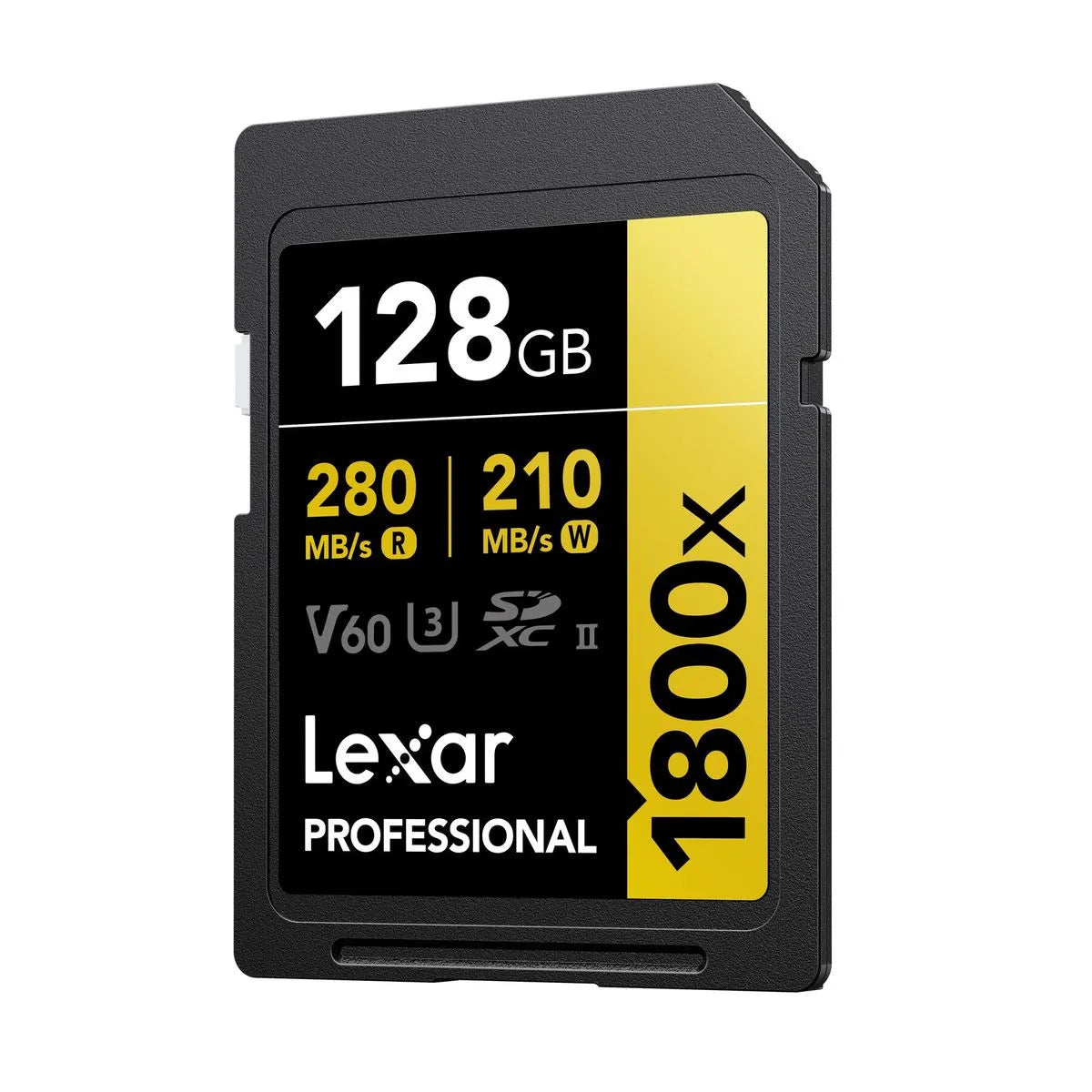 Lexar Card de Memorie SDXC Professional UHS-II BL 1800x 128GB V60 Gold