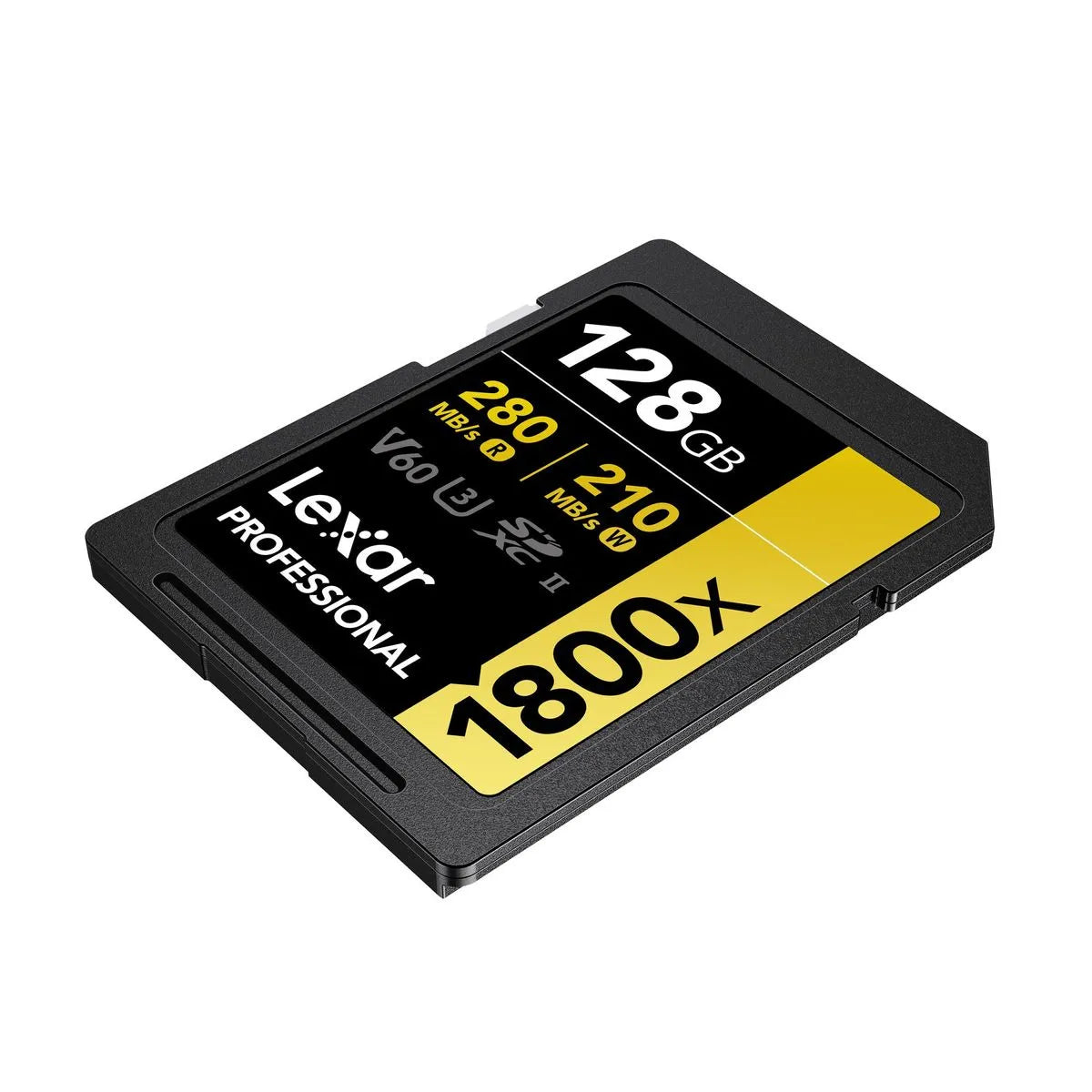 Lexar Card de Memorie SDXC Professional UHS-II BL 1800x 128GB V60 Gold