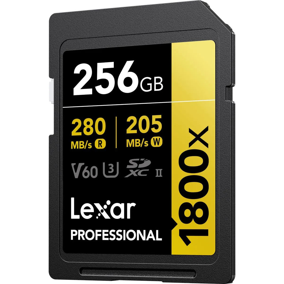 Lexar Card de Memorie SDXC Professional UHS-II BL 1800x 256GB V60 Gold