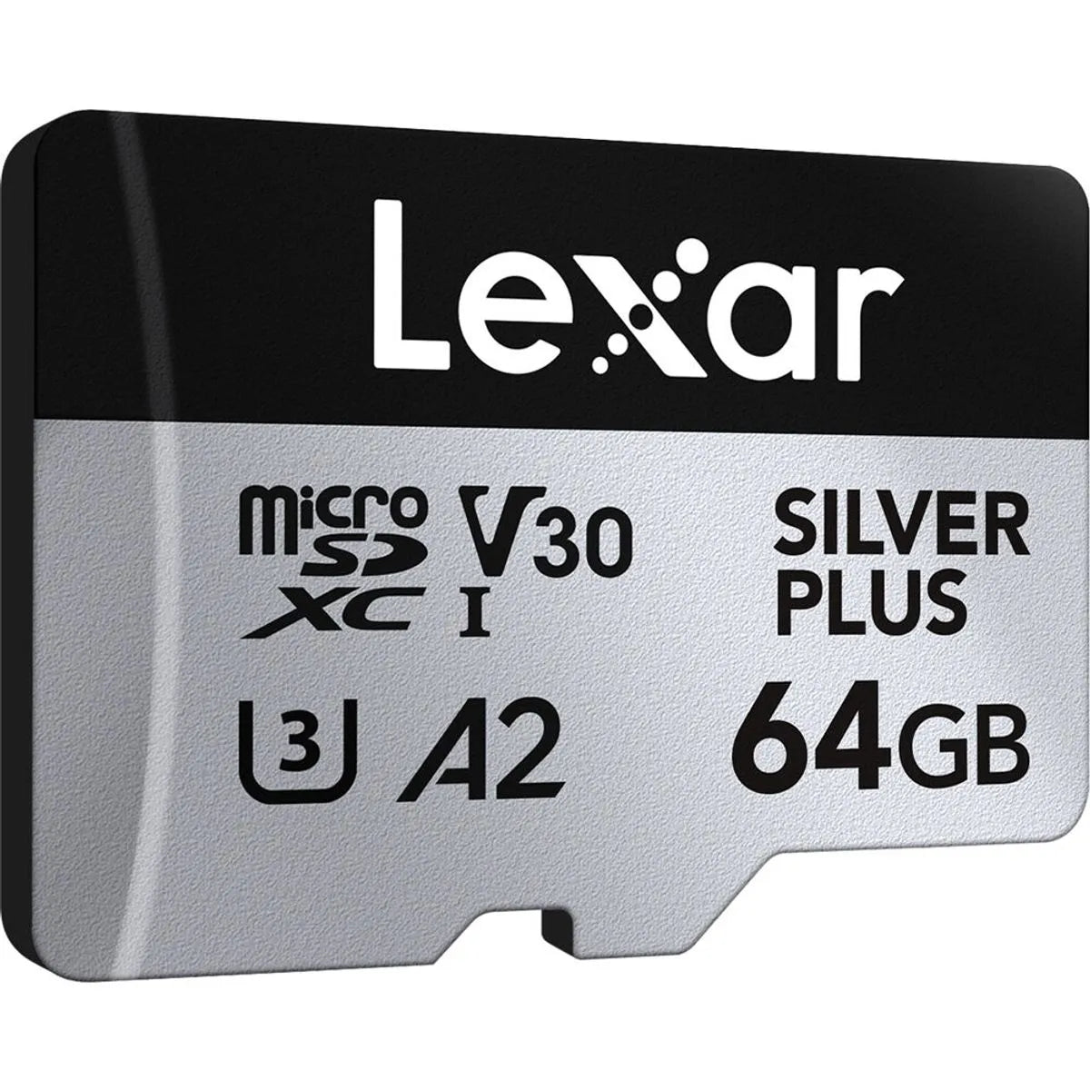 Lexar Profesional Silver Plus Card de Memorie microSDXC 64GB UHS-I V30
