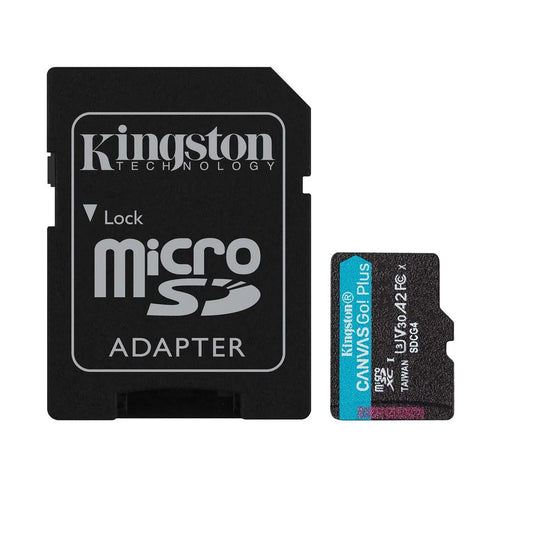 Kingston Canvas Go Plus SDCG4 Gen4 Card de Memorie microSDXC 128GB 200MB/s U3 V30 cu Adaptor
